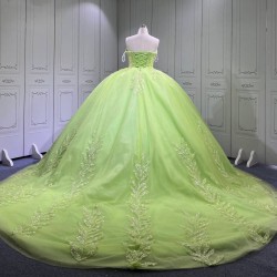 Mumuleo Lime Green Quinceanera Dress 2026 Vestidos De 15 Aos Vestidos De Quinceanera Ball Gowns