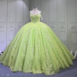 Mumuleo Lime Green Quinceanera Dress 2026 Vestidos De 15 Aos Vestidos De Quinceanera Ball Gowns