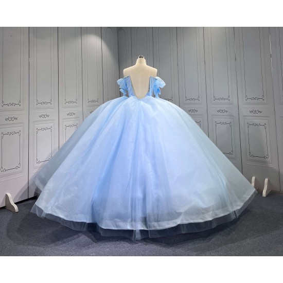 Mumuleo Sky Blue Quinceanera Dress 2026 Vestidos De 15 Anos Quinceanera Fashion Xv Vestidos De Xv Aos Vestidos De Novia Civil