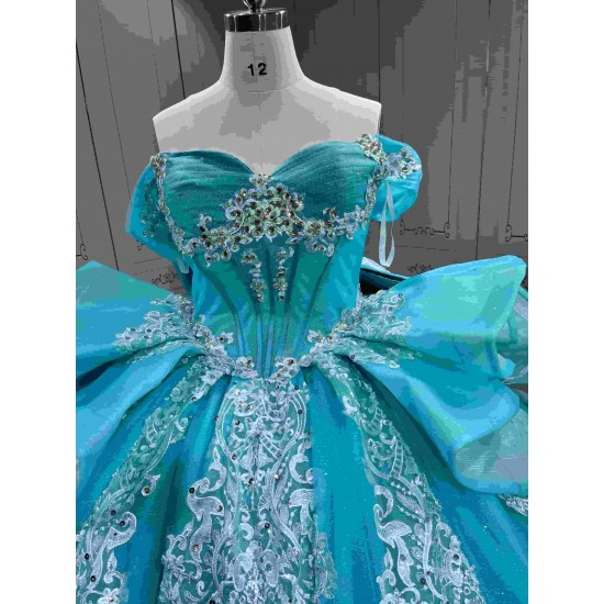 Mumuleo Mint Green Quinceanera Dress Vestidos De 15 Anos Quinceanera Fashion Xv Vestidos De 15 Aos Azul