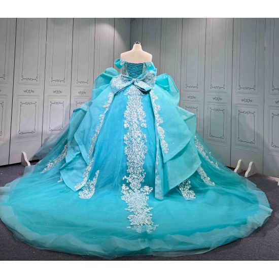 Mumuleo Mint Green Quinceanera Dress Vestidos De 15 Anos Quinceanera Fashion Xv Vestidos De 15 Aos Azul