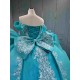 Mumuleo Mint Green Quinceanera Dress Vestidos De 15 Anos Quinceanera Fashion Xv Vestidos De 15 Aos Azul