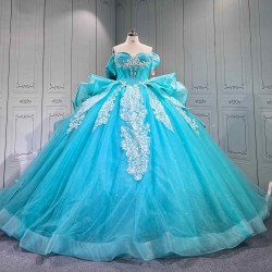 Mumuleo Mint Green Quinceanera Dress Vestidos De 15 Anos Quinceanera Fashion Xv Vestidos De 15 Aos Azul