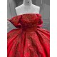 Mumuleo Bright Red Quinceanera Dress Vestidos De 15 Anos Quinceanera Fashion Xv Bestidos De 15 Aos Rojos