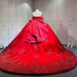 Mumuleo Bright Red Quinceanera Dress Vestidos De 15 Anos Quinceanera Fashion Xv Bestidos De 15 Aos Rojos