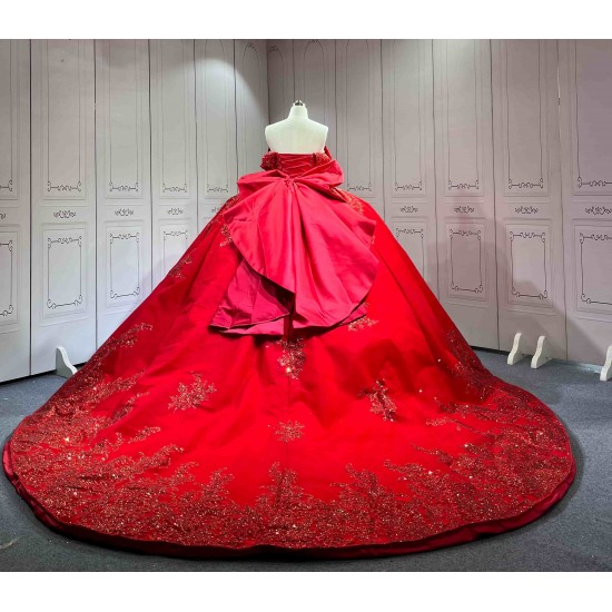 Mumuleo Bright Red Quinceanera Dress Vestidos De 15 Anos Quinceanera Fashion Xv Bestidos De 15 Aos Rojos