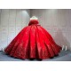 Mumuleo Bright Red Quinceanera Dress Vestidos De 15 Anos Quinceanera Fashion Xv Bestidos De 15 Aos Rojos
