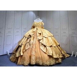 Mumuleo Gold Quinceanera Dress 2026 Vestidos De 15 Anos Quinceanera Fashion Xv Vestido De 15 Aos Morado