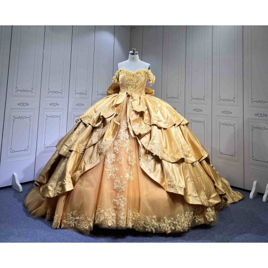 Mumuleo Gold Quinceanera Dress 2026 Vestidos De 15 Anos Quinceanera Fashion Xv Vestido De 15 Aos Morado