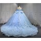 Mumuleo Sky Blue Quinceanera Dress Vestidos De 15 Anos Quinceanera Fashion Xv Anera Sweet 16 Princess Party Gowns With Matching Bear
