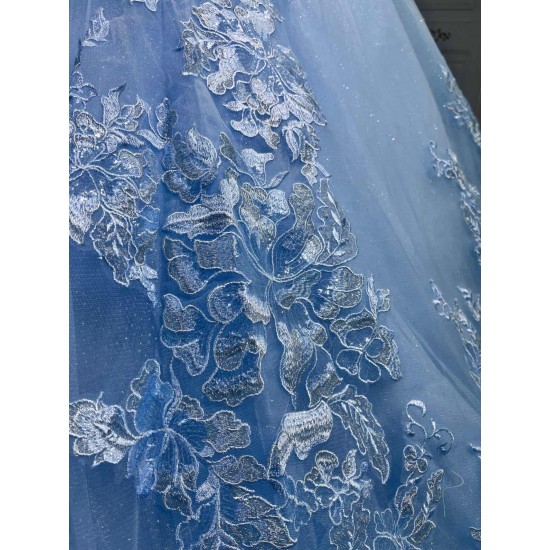 Mumuleo Sky Blue Quinceanera Dress Vestidos De 15 Anos Quinceanera Fashion Xv Anera Sweet 16 Princess Party Gowns With Matching Bear