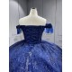 Mumuleo Navy Blue Vestidos De15 Anos Glitter Quinceanera Fashion Xv Anera Sweet 16 Princess Party Gowns