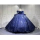 Mumuleo Navy Blue Vestidos De15 Anos Glitter Quinceanera Fashion Xv Anera Sweet 16 Princess Party Gowns