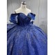 Mumuleo Navy Blue Vestidos De15 Anos Glitter Quinceanera Fashion Xv Anera Sweet 16 Princess Party Gowns