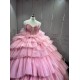 Mumuleo Pink Layered Quinceanera Dresses 2026 Vestidos De 15 Anos XV Vestidos Quinceaeras Ball Gowns Para 15 Womens Party Wear