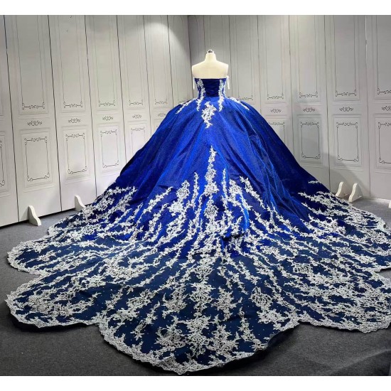 Mumuleo Navy Blue Vestidos De15 Anos Fuchsia Quinceanera Fashion Xv Anera Sweet 16 Princess Gowns Quinceaeras Ball Gowns Para 15