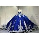 Mumuleo Navy Blue Vestidos De15 Anos Fuchsia Quinceanera Fashion Xv Anera Sweet 16 Princess Gowns Quinceaeras Ball Gowns Para 15