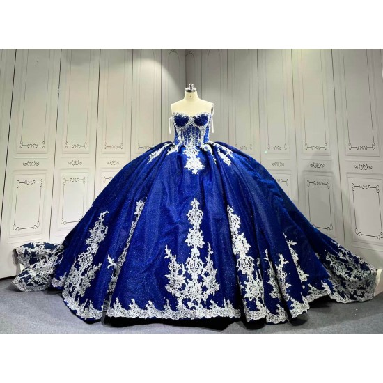Mumuleo Navy Blue Vestidos De15 Anos Fuchsia Quinceanera Fashion Xv Anera Sweet 16 Princess Gowns Quinceaeras Ball Gowns Para 15