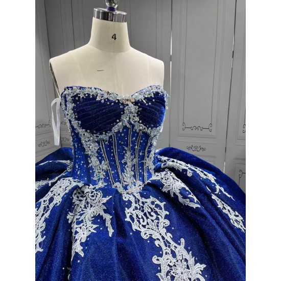 Mumuleo Navy Blue Vestidos De15 Anos Fuchsia Quinceanera Fashion Xv Anera Sweet 16 Princess Gowns Quinceaeras Ball Gowns Para 15