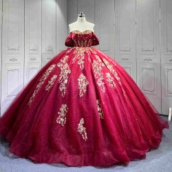 Mumuleo 2 in 1 Burgundy Quinceanera Dress 2026 With Matching Dancing Short Dresses Vestidos De Quince Anos