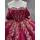 Mumuleo 2 in 1 Burgundy Quinceanera Dress 2026 With Matching Dancing Short Dresses Vestidos De Quince Anos