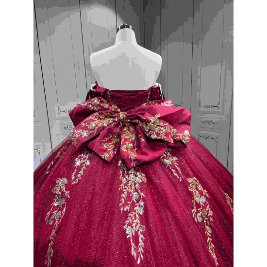 Mumuleo 2 in 1 Burgundy Quinceanera Dress 2026 With Matching Dancing Short Dresses Vestidos De Quince Anos