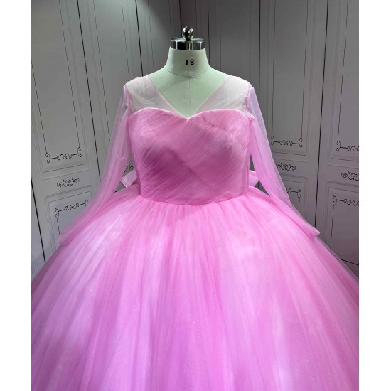 Mumuleo Pink Quinceanera Dresses Plus Size Rosa Customize Miss XV Vestido De Anos 2026 Vestidos De 15 Aos Economicos