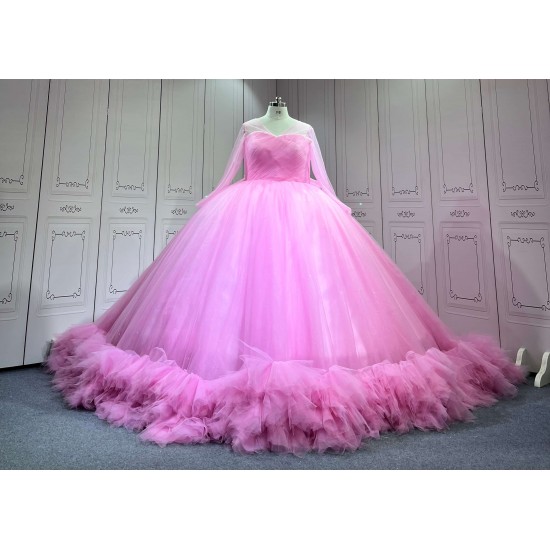 Mumuleo Pink Quinceanera Dresses Plus Size Rosa Customize Miss XV Vestido De Anos 2026 Vestidos De 15 Aos Economicos