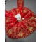 Mumuleo Red With Gold Bear Dress for Vestidos De 15 Aos Quinceanera Dresses Matching Doll Dressn 2026