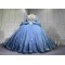 Mumuleo Plus Size Blue Quinceanera Dresses Azul Vestido De Quince 15 Customize Miss XV Vestido De Anos Wholesale