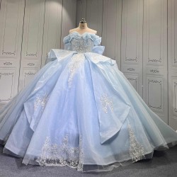 Mumuleo Sky Blue Sweet 16 Quinceanera Dresses Azul Customize Miss XV Vestido De Anos 15 2026 Quinceanera Ball Gowns
