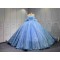 Sky Blue Quinceanera Dresses 2026 With Flowers Vestidos De 15 Aos Fiesta Azul Economic Quinceaera Dresses Azul