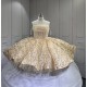 Mumuleo Glitter Champagne Quinceanera Dress Vestidos De Xv Anos Rosa Pink Fifteen Year Old Dress Vestidos De Quince Anos
