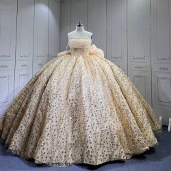 Mumuleo Glitter Champagne Quinceanera Dress Vestidos De Xv Anos Rosa Pink Fifteen Year Old Dress Vestidos De Quince Anos