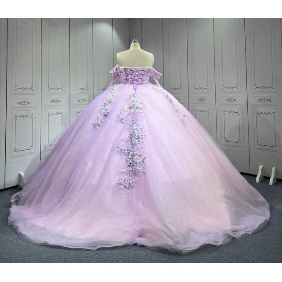 Mumuleo Lilac Quinceanera Dress Princess Sweet 15 16 Years Old Birthday Party Gown Vestido De XV