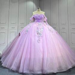 Mumuleo Lilac Quinceanera Dress Princess Sweet 15 16 Years Old Birthday Party Gown Vestido De XV