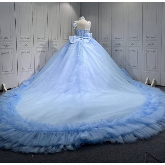 Mumuleo Sky Blue Quinceanera Dresses Azul Vestidos De 15 Quinceaneras Xv Anos 2025 Debutantes Para 15