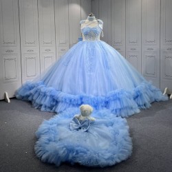 Mumuleo Sky Blue Quinceanera Dresses Azul Vestidos De 15 Quinceaneras Xv Anos 2025 Debutantes Para 15