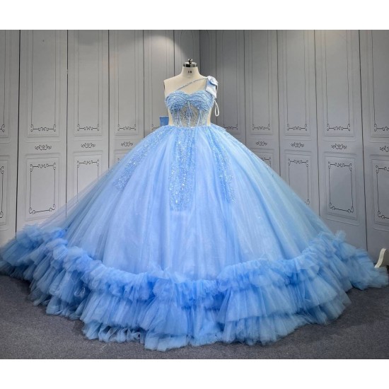 Mumuleo Sky Blue Quinceanera Dresses Azul Vestidos De 15 Quinceaneras Xv Anos 2025 Debutantes Para 15