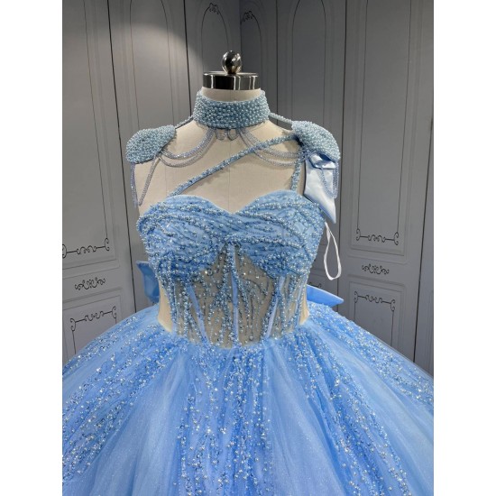 Mumuleo Sky Blue Quinceanera Dresses Azul Vestidos De 15 Quinceaneras Xv Anos 2025 Debutantes Para 15
