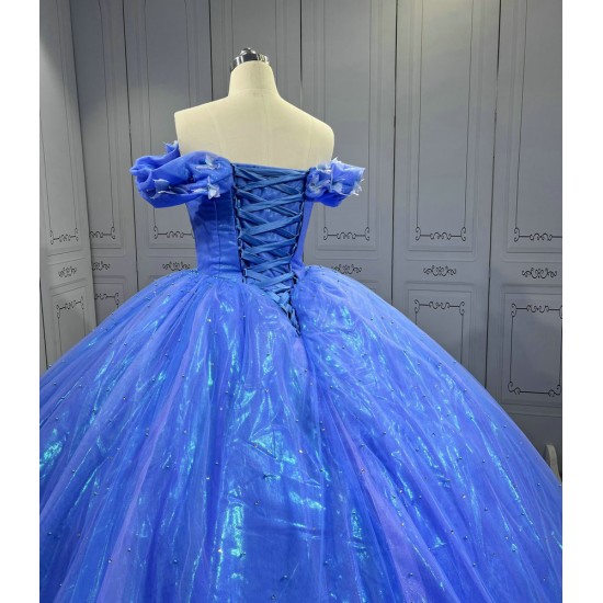 Mumuleo Blue Cinderella Inspired Quinceanera Dresses Azul Vestidos De 15 Quinceaneras Xv Anos 2025 Debutantes Para 15