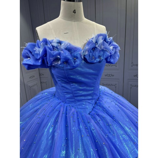 Mumuleo Blue Cinderella Inspired Quinceanera Dresses Azul Vestidos De 15 Quinceaneras Xv Anos 2025 Debutantes Para 15