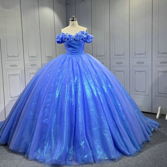Mumuleo Blue Cinderella Inspired Quinceanera Dresses Azul Vestidos De 15 Quinceaneras Xv Anos 2025 Debutantes Para 15