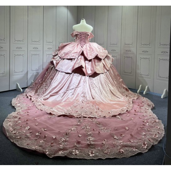 Mumuleo Mauve Quinceanera Dresses 2025 vestido de quince años rosa vestito principessa donna pink ball gowns for women