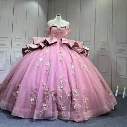 Mumuleo Mauve Quinceanera Dresses 2025 vestido de quince años rosa vestito principessa donna pink ball gowns for women