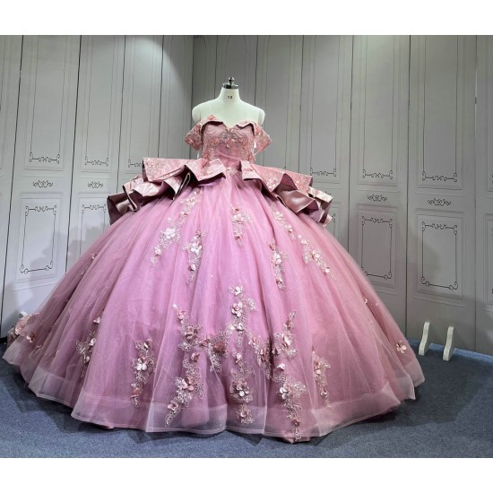 Mumuleo Mauve Quinceanera Dresses 2025 vestido de quince años rosa vestito principessa donna pink ball gowns for women