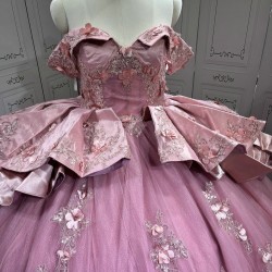 Mumuleo Mauve Quinceanera Dresses 2025 vestido de quince años rosa vestito principessa donna pink ball gowns for women