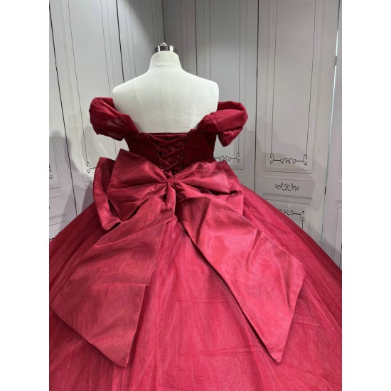Mumuleo Burgundy Quinceanera Dress 2026 Vestidos 15 Anos Quinceanera 2025 Xv an Os Personalizado Vestido De Baile Feminino Tule