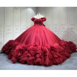 Mumuleo Burgundy Quinceanera Dress 2026 Vestidos 15 Anos Quinceanera 2025 Xv an Os Personalizado Vestido De Baile Feminino Tule