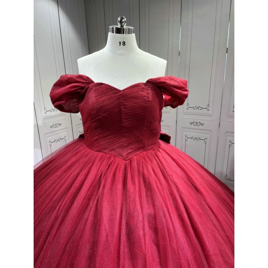 Mumuleo Burgundy Quinceanera Dress 2026 Vestidos 15 Anos Quinceanera 2025 Xv an Os Personalizado Vestido De Baile Feminino Tule